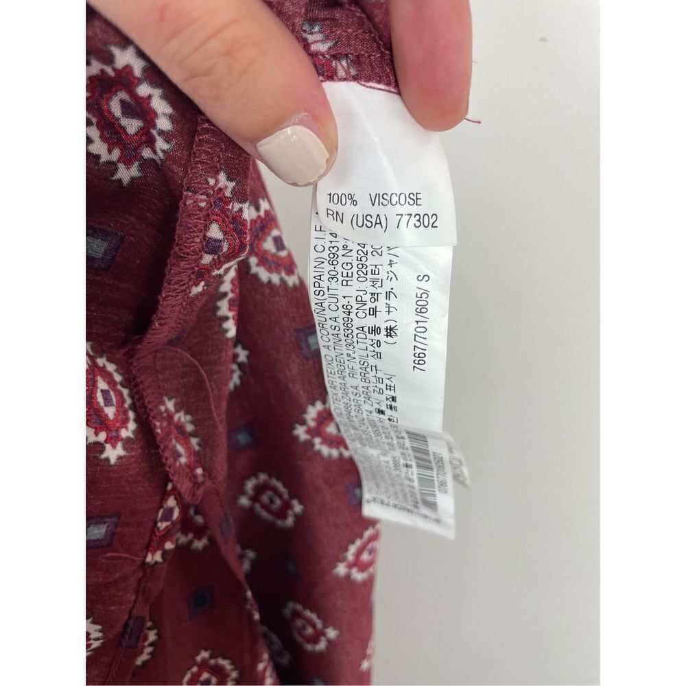 Zara Woman Aztec Shirt Dress Size S‎ - Picture 12 of 12